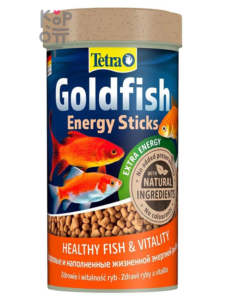 Корм Tetra Goldfish Energy Sticks для золотых рыб в палочках 100мл.