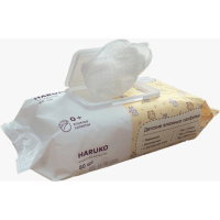Салфетки влажные HARUKO Kids с экстрактом Алоэ 80шт.