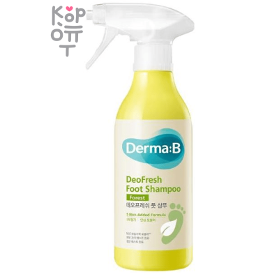 DERMA:B Deo Fresh Foot Shampoo - Антибактериальный шампунь для стоп 400мл.