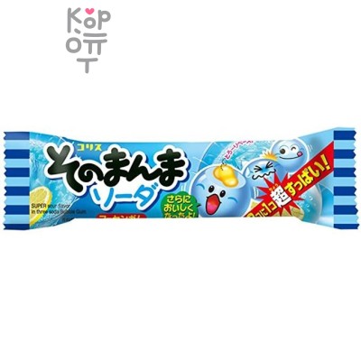 Coris Manma Soda cousen gum - Жевательная резинка со вкусом Лимонада, шары(1 из 3-х - кислый) 14,4гр.