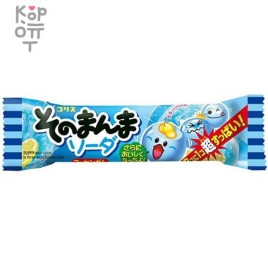 Coris Manma Soda cousen gum - Жевательная резинка со вкусом Лимонада, шары(1 из 3-х - кислый) 14,4гр. &mdash; Корейские товары для всей семьи(КорОпт)