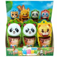 Печенье Cute Pet Tribe Dipping Sauce Cookie Bars Kids - Бисквитное печенье Зверьки с нежным Шоколадным соусом