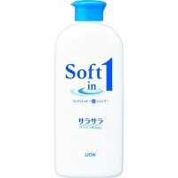 LION "Soft in one" Разглаживающий Шампунь-ополаскиватель смягчающий- экстракт водорослей и минералов