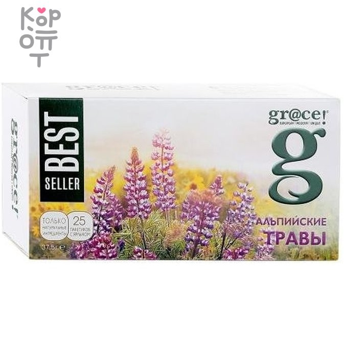 Чай Альпийские травы зеленого и белого, Grace (Грейс), 25пак. по цене ...