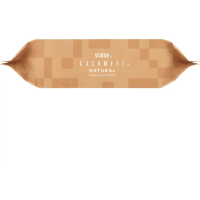Crecia Scottie Cashmere Natural - Кашемировые двухслойные бумажные салфетки, в крафтовой упаковке 50шт.