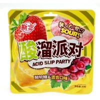 Кислая конфета Sinian Sour Candy Фруктовый микс