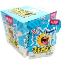 Кислая сэндвич помадка I'm Sour Little Yogurt Flavored Sour Ball Sandwich Fudge Candy - Кислый взрыв со вкусом Йогурта