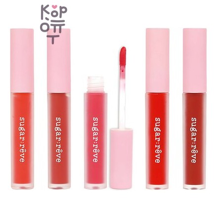 Sugar Reve (ELENSILIA) Be The Perfect Matt Lip 02 Be My Angel - Матовая губная помада, бордово-красный, 5,5 г