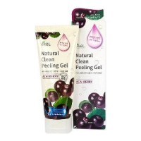 Ekel Natural Clean Peeling Gel — Пилинг-скатка с экстрактом асаи / винограда, 180 мл