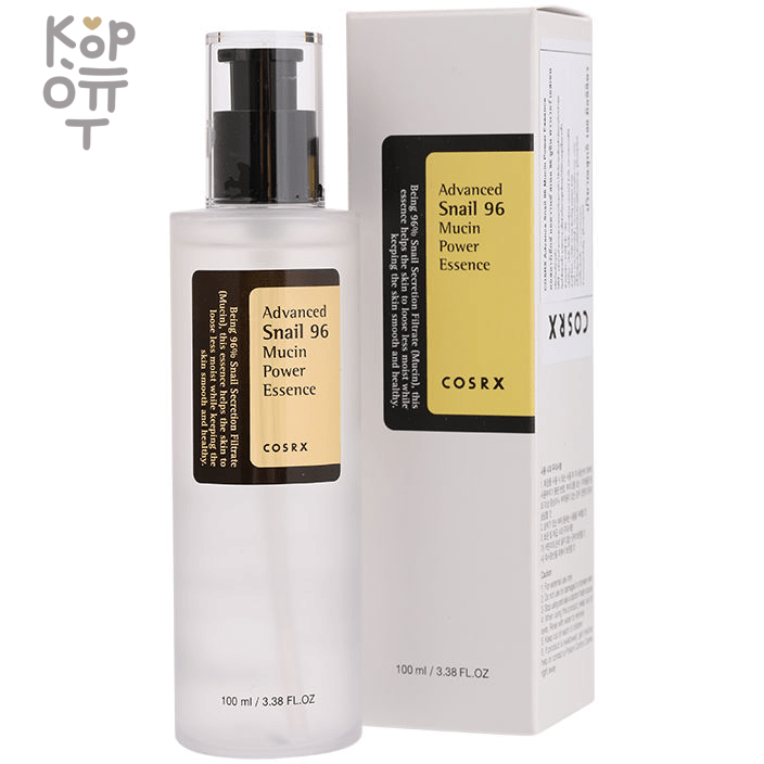 COSRX Advanced Snail 96 Mucin Power Essence - Высокоактивная эссенция для лица с 96% Муцина Улитки 100мл., купить с доставкой на дом фото 1 — Корейские товары для всей семьи(КорОпт)