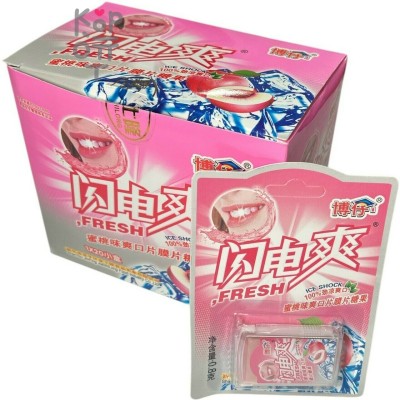 Холодок Освежающие пластинки Jiashilong Fresh со вкусом Персика