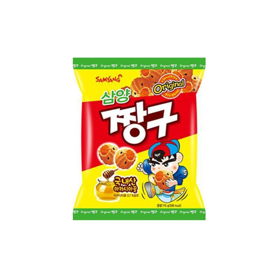 SamYang Honey Dipped Snack Chang Gu — Снэк со вкусом меда и корицы, 115 г