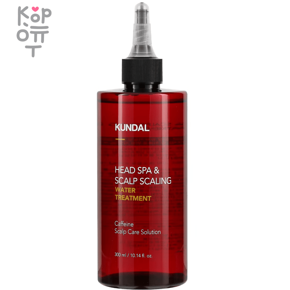 Kundal Head SPA & Scalp Scaling Caffeine Water Treatment -  Восстанавливающая сыворотка для волос и кожи головы 300мл. по цене 1 263  руб. в интернет магазине Корейские товары для всей семьи(КорОпт)