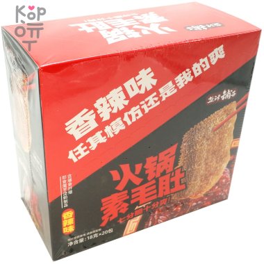 Снек Yanzi Food Запеченный Вегетарианский рубец, с острым вкусом, 18гр. — Корейские товары для всей семьи(КорОпт)