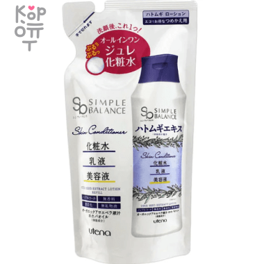 UTENA Simple Balance - Увлажняющий лосьон для лица 3в1 с экстрактом семян коикса, 200мл. — Корейские товары для всей семьи(КорОпт)