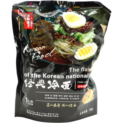 Лапша Classic cold noodle - Корейская холодная лапша кукси, 390гр.