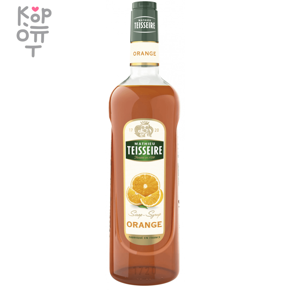 Сироп Апельсин, Teisseire, 1л., купить с доставкой на дом фото 1 &mdash; Корейские товары для всей семьи(КорОпт)
