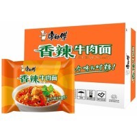 Лапша быстрого приготовления Kang Shi Fu Hot Beef Noodle, с острой говядиной, 103гр.
