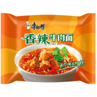 Лапша быстрого приготовления Kang Shi Fu Hot Beef Noodle, с острой говядиной, 103гр.