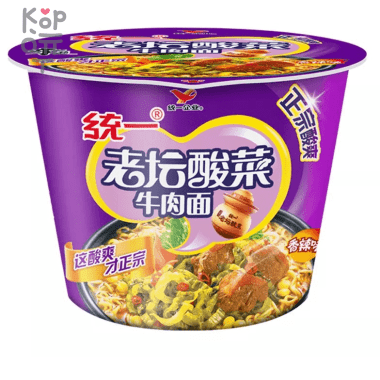 Лапша быстрого приготовления Tongyi quie с говядиной и квашеной капустой, 120гр.  &mdash; Корейские товары для всей семьи(КорОпт)