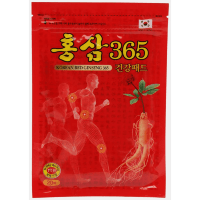 Korean Red Ginseng 365 - Пластырь противовоспалительный обезболивающий с красным женьшенем 20 шт