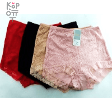 Женские трусы высокие с широким боком, Ю.Корея    — Корейские товары для всей семьи(КорОпт)