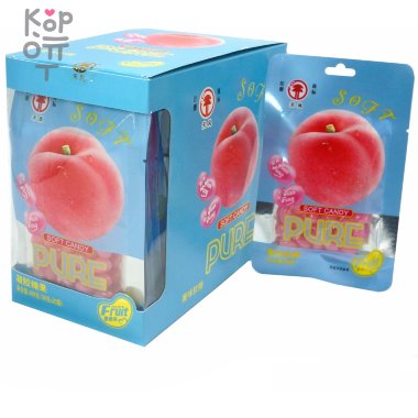 Мармелад Jian Feng Soft Candy с Персиковым джемом &mdash; Корейские товары для всей семьи(КорОпт)