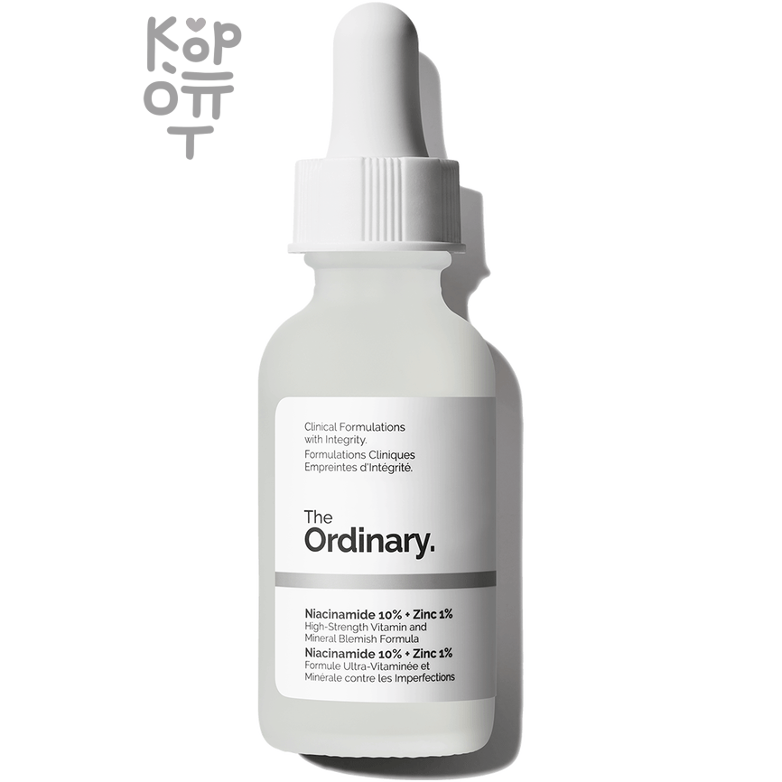 The Ordinary Niacinamide 10% + Zinc 1% - Сыворотка с витамином B3 и цинком 60 мл