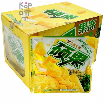 Жевательные конфеты Fruit Jelly с натуральным соком и вкусом Ананаса