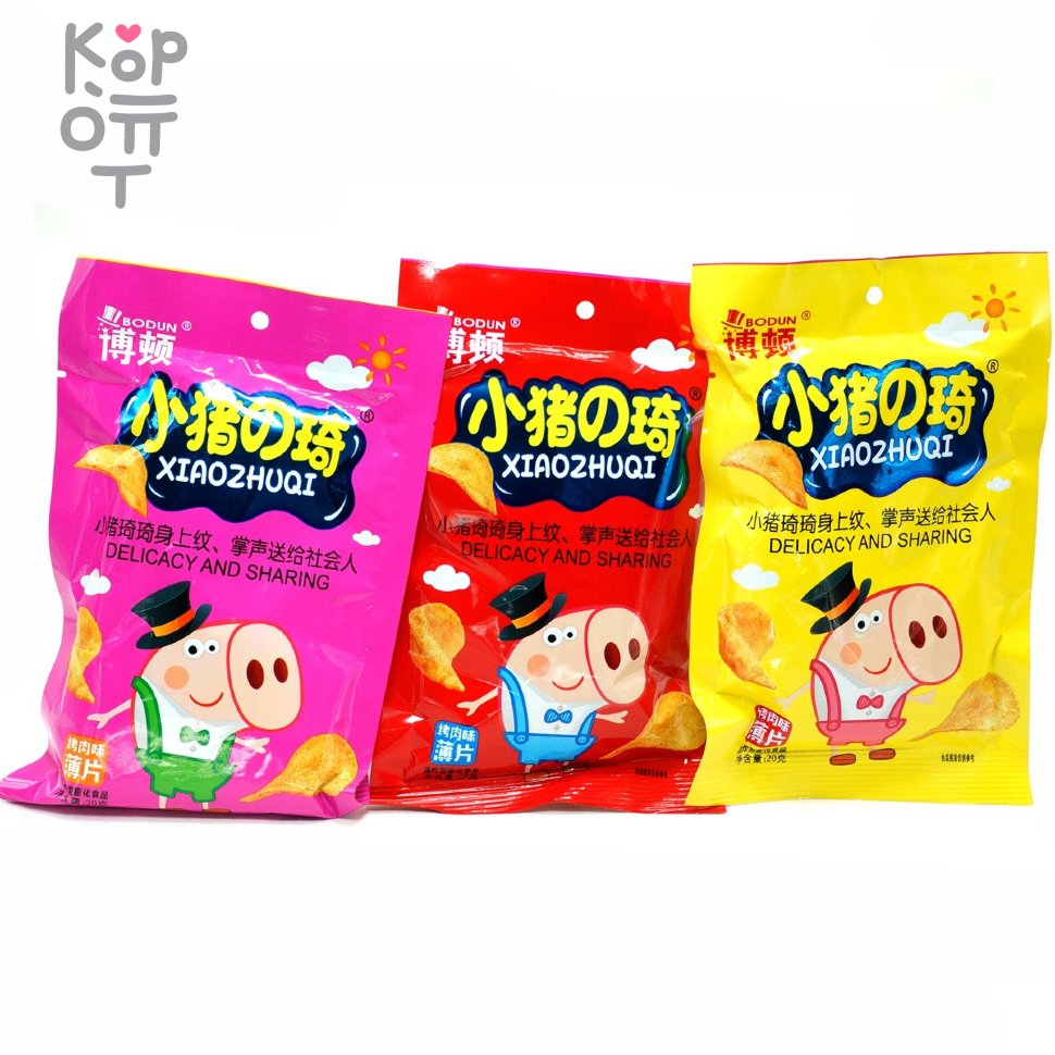 Чипсы Bodun Delicay and Sharing с легким пряным послевкусием, 20гр., купить с доставкой на дом фото 1 — Корейские товары для всей семьи(КорОпт)