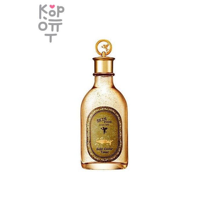 SKIN FOOD Gold Caviar Ex Toner - Тонер с экстрактом икры и частицами золота 145 мл