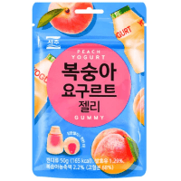 Seoju Peach Yogurt Gummy Jelly - Мармелад со вкусом персикового Йогурта, 50 г