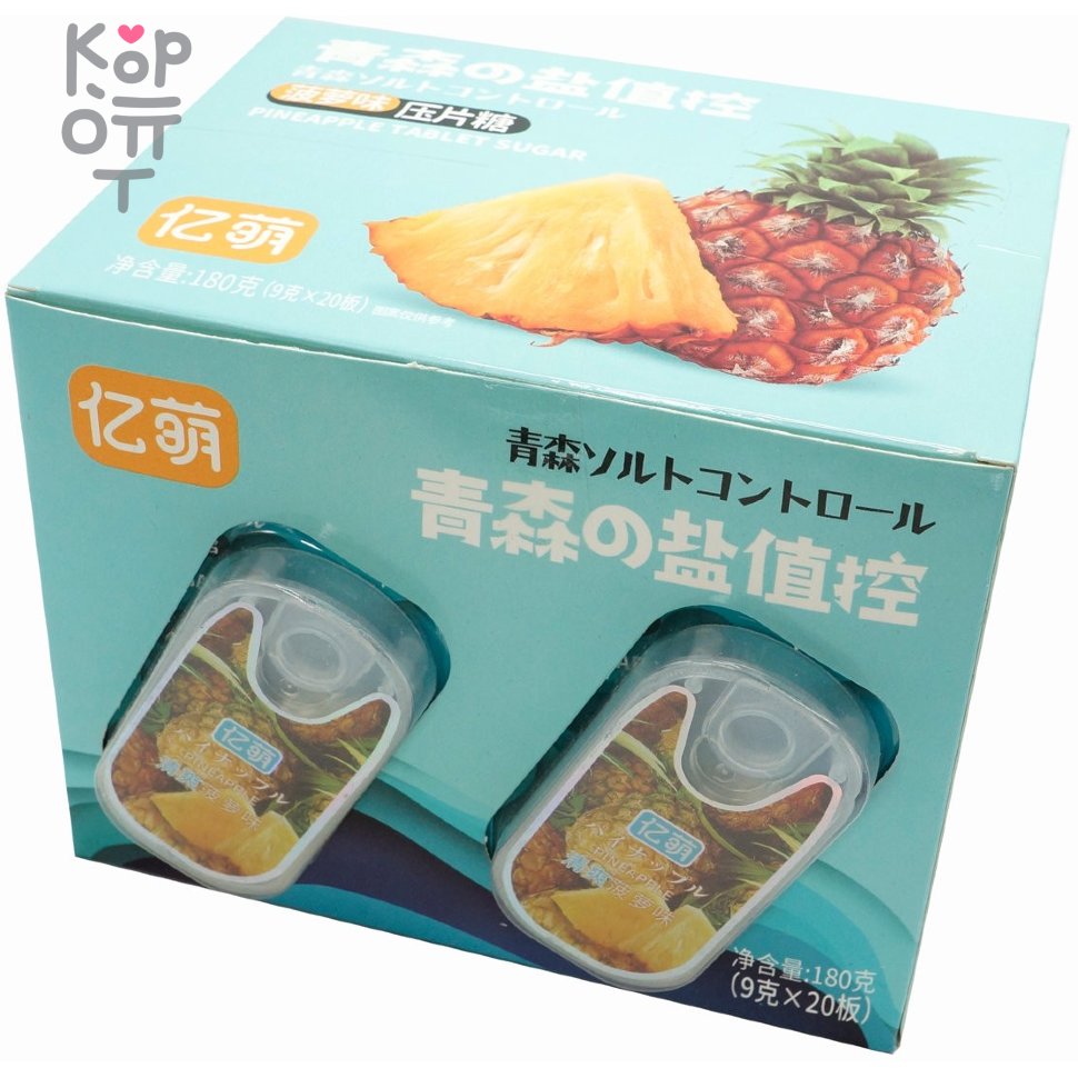 Драже Aomori с морской солью и вкусом Ананаса, купить с доставкой на дом фото 1 &mdash; Корейские товары для всей семьи(КорОпт)