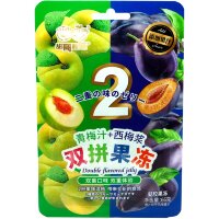 Желе фруктовое Double Flavored Jelly Фруктовое желе, со вкусом Сливы и Чернослива, 66гр.