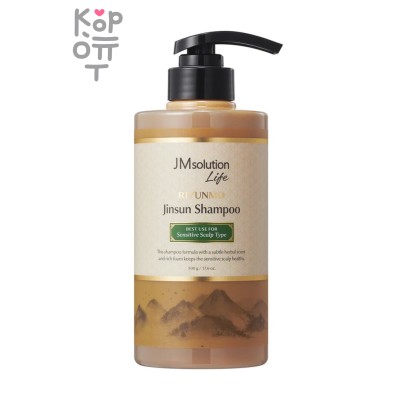 JMsolution Life Shampoo Riyunmo Jinsun - Премиальный шампунь для волос с восточными травами для чувствительной кожи головы 500 гр