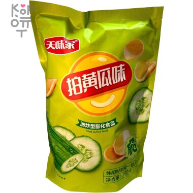 Чипсы в Гигантской упаковке DauTasteHome хрустящие со вкусом огурца, 270гр. — Корейские товары для всей семьи(КорОпт)