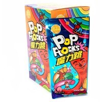 Конфеты Pop Rocks Stick Candy "Волшебный прыжок" Шипучка - взрывашка с фруктовым вкусом