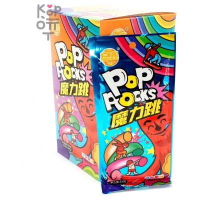 Конфеты Pop Rocks Stick Candy "Волшебный прыжок" Шипучка - взрывашка с фруктовым вкусом
