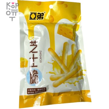 Хрустящие чипсы Zhishicui со вкусом сыра &mdash; Корейские товары для всей семьи(КорОпт)