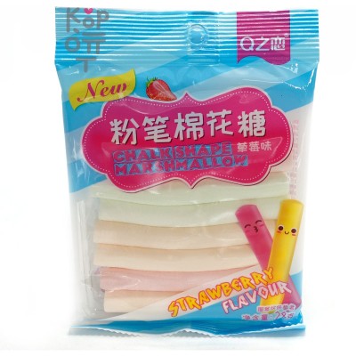 Маршмеллоу Q Chalk Shape Marshmallow с ароматом клубники
