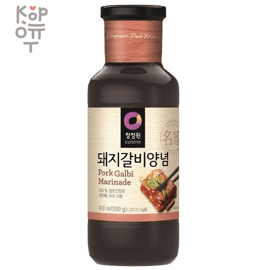 Daesang Pork Kalbi Marinade Маринад для свиных ребрышек 500гр., 15 бутылок в коробке фото 1 &mdash; Корейские товары для всей семьи(КорОпт)