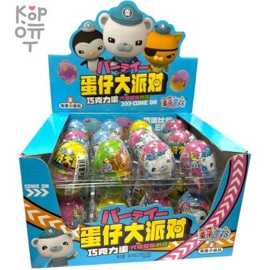 Шоколадное Яйцо Chocolate Biscuits Meomi Октонавты с Игрушкой — Корейские товары для всей семьи(КорОпт)