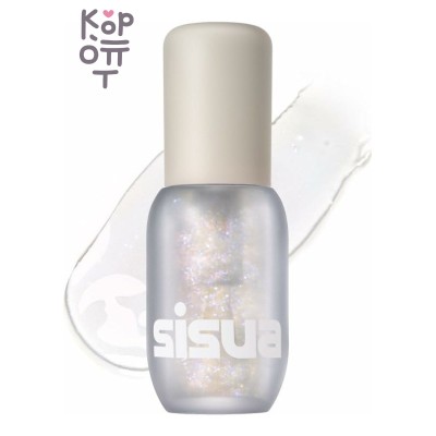 Unleashia Sisua Popcorn Syrup Lip Plumper 100 Unicorn Salt — Блеск-плампер для губ с микроиглами «прозрачный с блёстками», 3,8 г