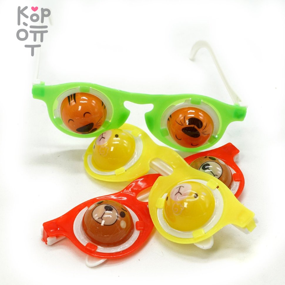 Жевательная резинка в форме очков, с мордочками, купить с доставкой на дом фото 1 — Корейские товары для всей семьи(КорОпт)