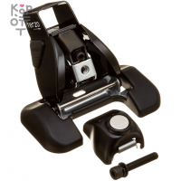 TERZO BASE FOOT EF37 - Упор базовый на гладкую крышу, черный 90 мм с ключем, комплект 4шт.