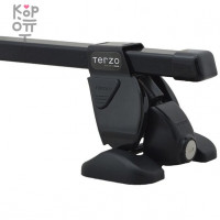 TERZO BASE FOOT EF37 - Упор базовый на гладкую крышу, черный 90 мм с ключем, комплект 4шт.
