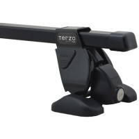 TERZO BASE FOOT EF37 - Упор базовый на гладкую крышу, черный 90 мм с ключем, комплект 4шт.