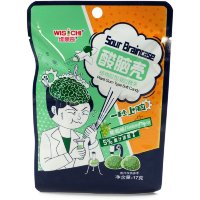 Кислая мягкая конфета WisiChi Мозг с соком Винограда