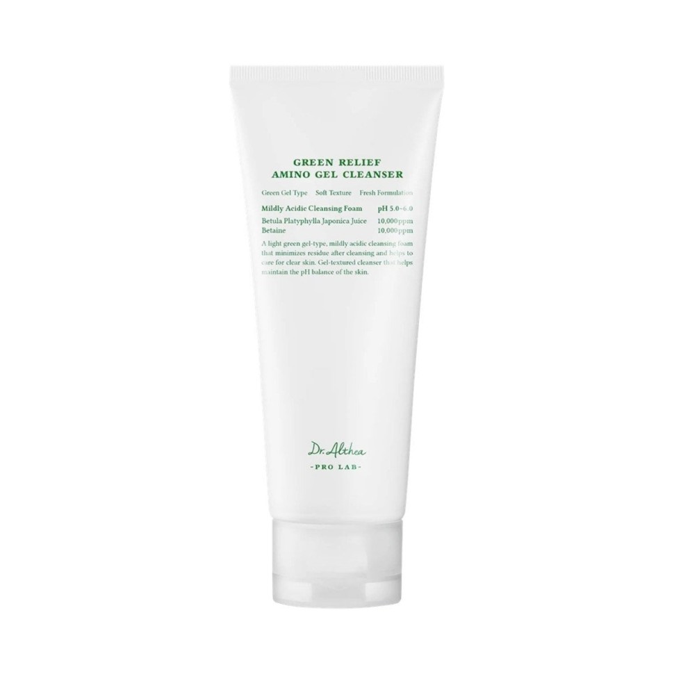 Green Relief Amino Gel Cleanser — Гель-пенка для умывания с аминокислотами, 100 мл