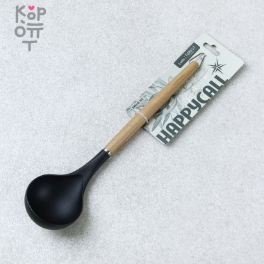 HappyCall Forest Черпак с деревянной ручкой , 33*7,8см. — Корейские товары для всей семьи(КорОпт)